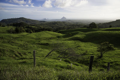 Scenic view of landscape against sky