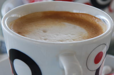 Close-up of coffee cup