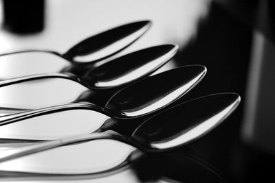 Close-up of eyeglasses on table