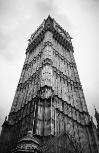 Low angle view of clock tower