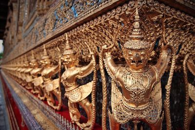 Close-up of buddha statue