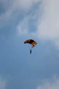 Low angle view of cloudy sky