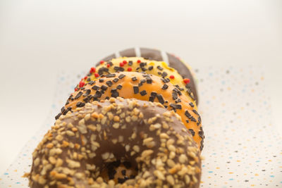 Close-up of cake on table