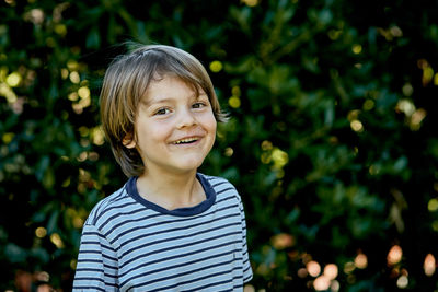 Portrait of smiling boy
