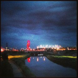 River with buildings in background