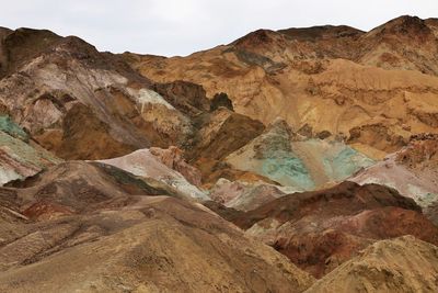 View of rock formations