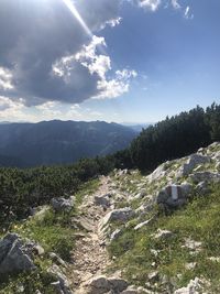 Scenic view of landscape against sky