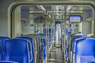 Interior of dutch train