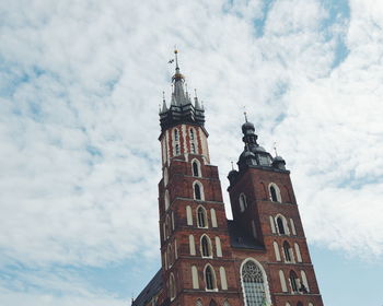 Low angle view of a clock tower