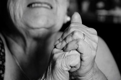 Close-up of human hand