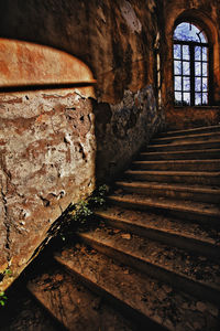 Staircase of old building