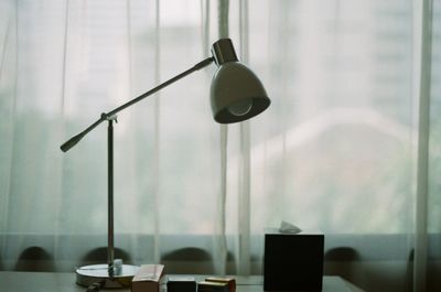 Close-up of coffee cup on table