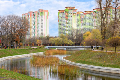 Buildings in city