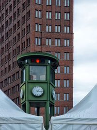 Low angle view of building against sky