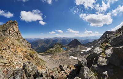 Panoramic view of landscape against sky