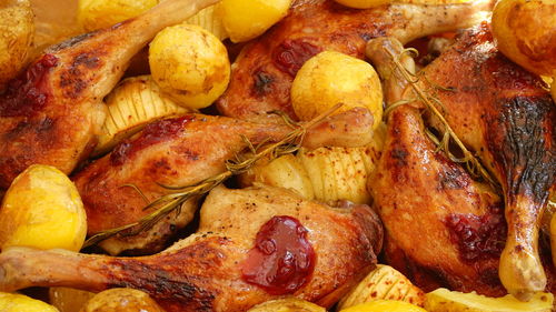 Full frame shot of food