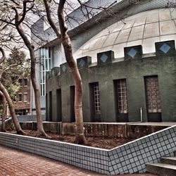 View of building in city