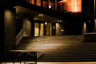 Staircase in sunlight