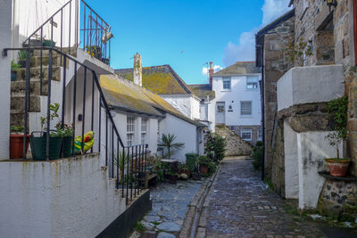 Alley amidst buildings in town