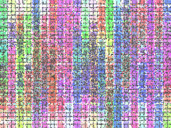 Full frame shot of multi colored wall