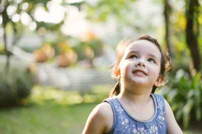 Portrait of a smiling girl