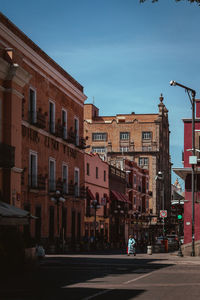 Buildings against sky in city