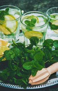 Close-up of food on table