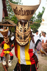 Rear view of people dancing