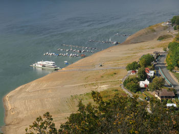 Waldeck castle and the lake edersee