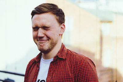 Portrait of young man