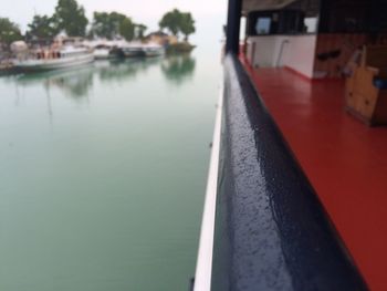 Boats in river