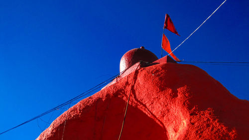 Low angle view of an animal against sky