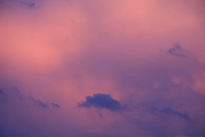 Scenic view of sky during sunset