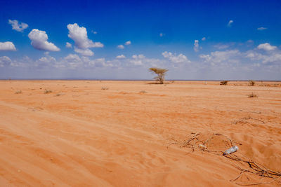 Scenic view of chalbi desert in marsabit county, kenya
