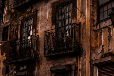 Low angle view of old building