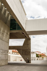 Low angle view of building against sky