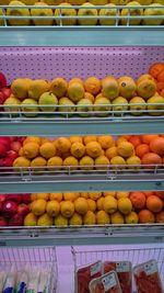Fruits for sale at market stall
