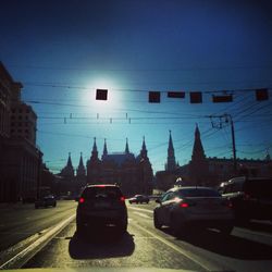 Traffic on road