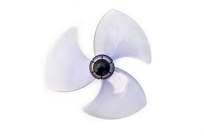 High angle view of electric lamp against white background