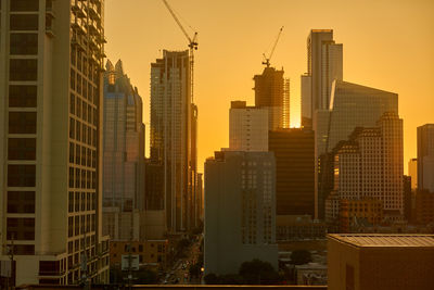 Skyscrapers in city