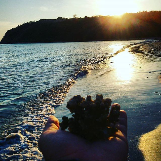 SCENIC VIEW OF SEA DURING SUNSET