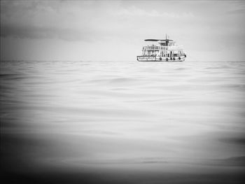 Boats in river