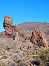 Rock formations in a desert