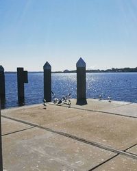 Scenic view of calm sea