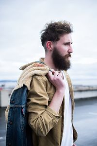 Portrait of young woman