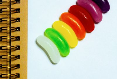 Close-up of multi colored pencils