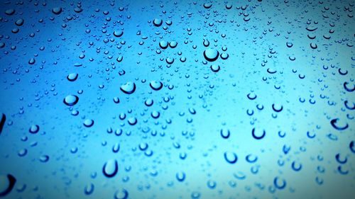 Close-up of water drops on black background