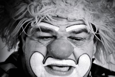 Close-up portrait of a woman