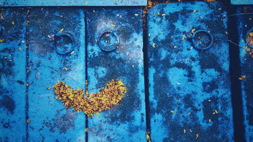 Full frame shot of rusty door