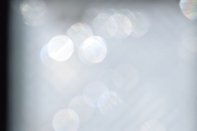 Defocused image of lights